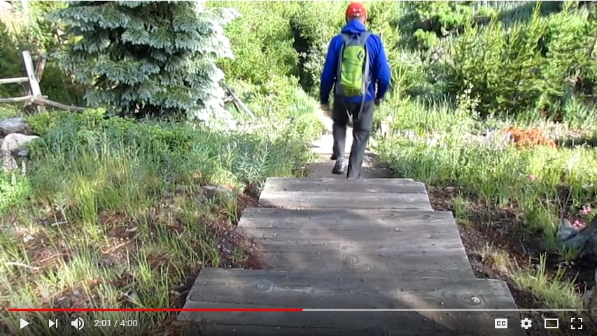 Stair climbing workout safety video